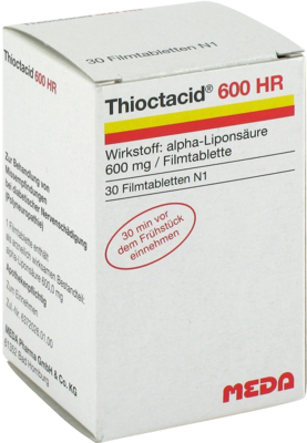 Acid lipoic tab. 0.025 N50