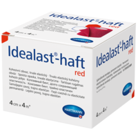 IDEALAST-haft color Binde 4 cmx4 m rot